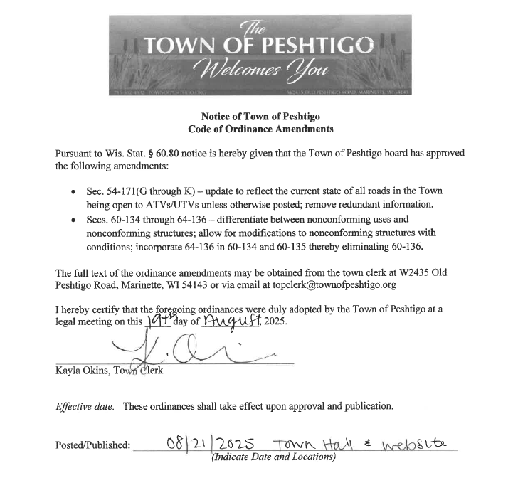 ordinance-amendments-54-171-60-134-thru-64-136